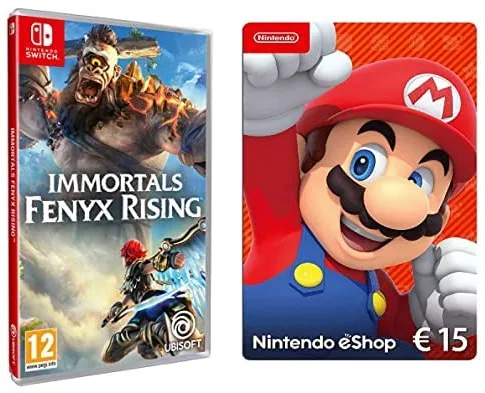 Immortals Fenyx Rising SWITCH & Sony, PlayStation - Tarjeta Prepago PSN 15€