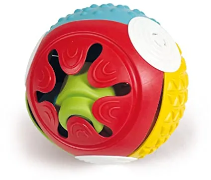 Clementoni - Clemmy Pelota Sensorial Juego Actividades y Texturas, construcciones blanditas bebé a Partir de 6 Meses (17689)
