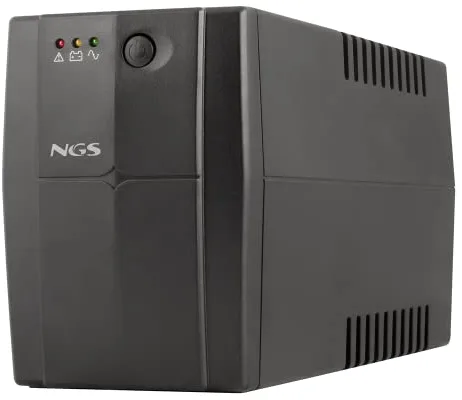 NGS FORTRESS900V3 - Sistema de Alimentación Ininterrumpida SAI, Off Line UPS 600 VA, Tensión Constante de Salida 360W para 2 Enchufes Schuko