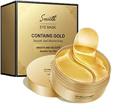 60 PCS Máscara para los Ojos, parches ojos bolsas y ojeras, parches ojeras oscuras, Máscara para Ojos de Colágeno, Parches para los Ojos Antiarrugas, para Bolsas y Ojeras, Calma la Hinchazón