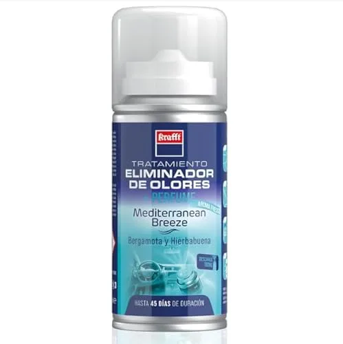 Krafft Ambientador Profesional – Eliminador de Olores de Vehículo – Duración hasta 45 Días – Tecnología Neo Pure de Doble Acción – Neutraliza Olores de Humedad, Tabaco y Mascotas – 150 ml