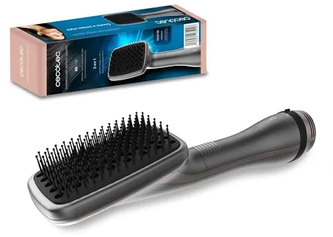 Cecotec Cepillo de Aire 5 En 1 Ceramiccare Unique Triangle. Potencia 1200W, Cabezal Cerámico, 5 En 1, Cable 360º, Tecnología Iónica, Peinados Rápidos, Sin Frizz, Estilo Profesional, Volumen Radiante