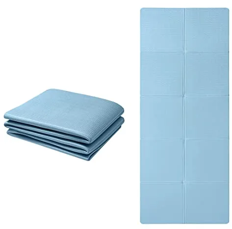 Good Nite Esterilla de Yoga Plegable Antideslizante, Esterilla de Fitness Plegable, Ligera Esterilla de Gimnasia, Pilates Ejercicio Esterilla de Yoga de Viaje, 183 X 61 X 0.6 Cm