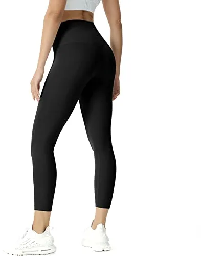 ATRACTIVOLL Leggins Mujer, Deportivos Fitness Leggins, Cintura Alta, Push Up, Control de Abdomen, Elásticos Yoga Leggins, Suaves, Opaco