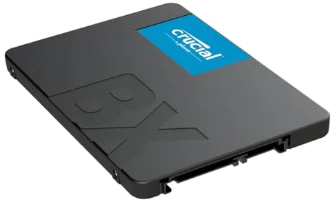 Crucial BX500 SATA SSD 2TB Interno 2.5", hasta 540MB/s, Compatible con Ordenador Portátil y de Sobremesa (PC), 3D NAND, Aceleración de Escritura dinámica - CT2000BX500SSD101
