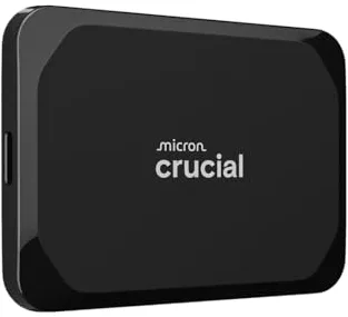 Crucial X9 SSD 1TB Portátil, hasta 1050MB/s, Compatible con PC, Mac, PlayStation y Xbox, Disco Duro Sólido Externo, USB-C 3.2 - CT1000X9SSD902