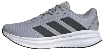adidas Hombre Galaxy 7 Running Shoes, Halo Silver/Carbon/Core Black, 42 EU