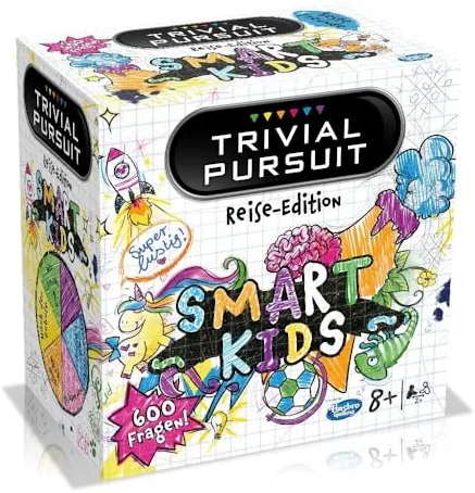 Winning Moves - Trivial Pursuit - Smart Kids - Juegos de Preguntas para niños - Edad 8+ - Español