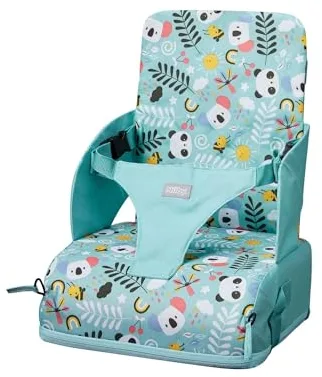 Nuby Asiento Elevador | Fácil de guardar en una bolsa | Espuma | Impermeable | A partir de 6 meses