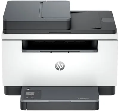 HP LaserJet M235sdw 8J9K7F, Impresora Láser A4 Multifunción Monocromo a Doble Cara automática, Escaner, Copiadora (29 ppm, Wi-Fi, Ethernet, Procesador 500MHz, Memoria 64MB, Smart App) Blanca y Gris
