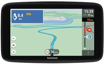 TomTom GPS Coche GO Classic Lite (5", información de tráfico y Alerta de radares, actualizaciones de mapas de Europa Mediante Wi-Fi y Soporte Reversible Integrado)