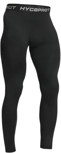 HYCOPROT Pantalones de Compresión para Hombre Secado Rápido Pantalones Deportivos de Entrenamiento Leggings Correr Pantalones de Baloncesto para Running Fitness Yago