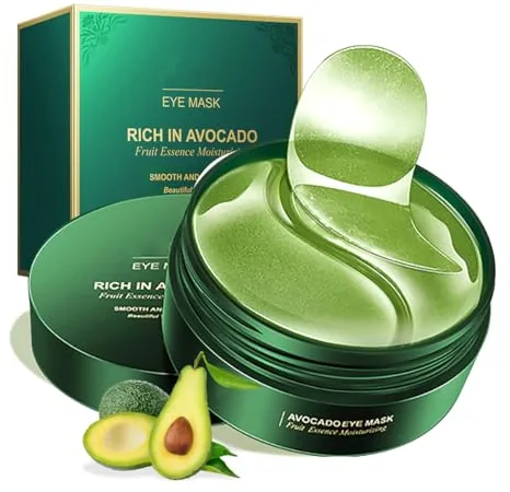 60 PCS Parches Ojos Bolsas Y Ojeras,Mejorar Las Líneas Finas,Hidratante Anti Edad,Hacer Que La Piel De Los Ojos Esté Firme,Hidratada,Eye Patches Eye Pads,Máscara de ojos de colágeno