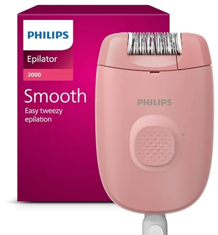 Depiladora Philips serie 2000, depiladora con cable para piernas, dispositivo de depilación para mujeres, modelo BRE229/00