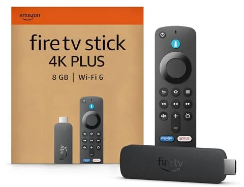 Amazon Fire TV Stick 4K Plus, compatible con Wi-Fi 6, Dolby Vision, Dolby Atmos y HDR10+