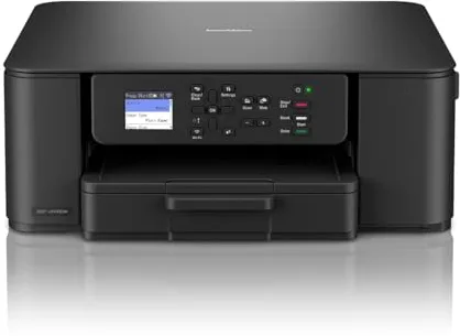 Brother DCPJ1310DW Impresora Multifunción de Tinta, WiFi, WiFi Direct, Conexión a Dispositivos Móviles e Impresión Automática a Doble Cara, Negro