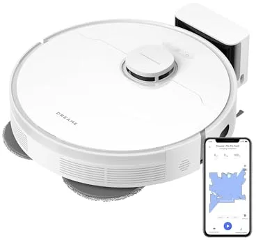DREAME L10s Pro Gen 3 Robot Aspirador y Friegasuelos Inteligente, Succión Vormax de 13.000 Pa, Sistema de Fregado DuoScrub, Mopa con Elevación Automática de 7 mm, Alcanza lo Inalcanzable, 5.200 mAh