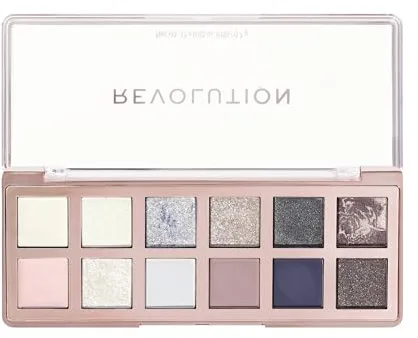 Revolution The Celestial Icon Ethereal Nudes Palette – Paleta de 12 sombras Ethereal Nudes de alta pigmentación, vegana y libre de crueldad