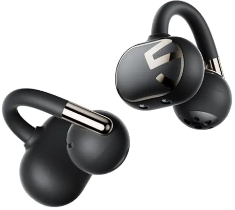 SoundPEATS Clip1 Auriculares Abiertos con Hi-Res y LDAC, Auriculares con Clip Dolby Audio, 40 h de Autonomía con Carga Rápida, BT 5.4 Multipunto, IPX5, Diseño Ligero y Cómodo con Detección en el Oído
