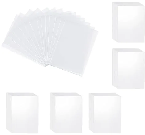 500 Fundas para Cartas Estándar, 66x91mm Fundas para Cartas de Comercio, Poke-mon, Transparente Soft Sleeves, Protectoras de Tarjeta