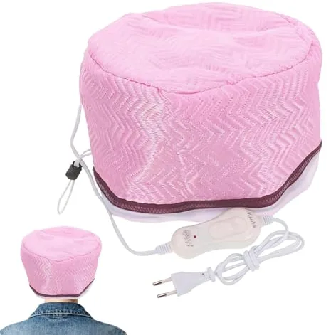 Vaporizador De Cabello - Capucha Térmica Con 2 Niveles De Calor | Gorro De Calor Portátil | para Mujeres y Niñas Cuidado en el Hogar Spa y Salón Secado y Estilización