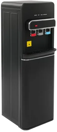 TFGXUE Dispensador de agua de pie, dispensador de agua con relleno de suelo, dispensador de agua con función de refrigeración y calentamiento, temperatura ajustable, 3 enchufes, dispensador de agua de